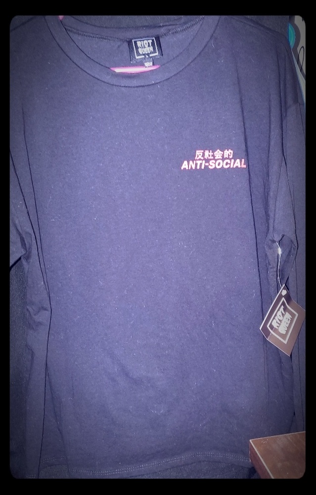 Riot Queen Long Sleeve Shirt "Antisocial"